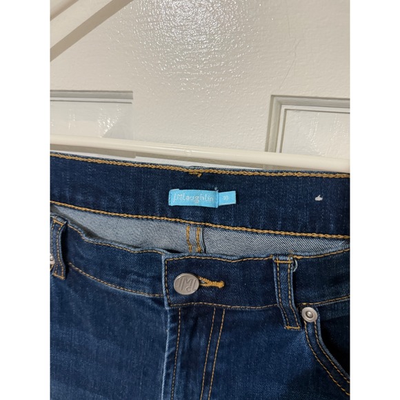 J McLaughlin Women Blue Wash Denim Jeans Size 10 Slim Fit Ankle Length - Picture 3 of 3